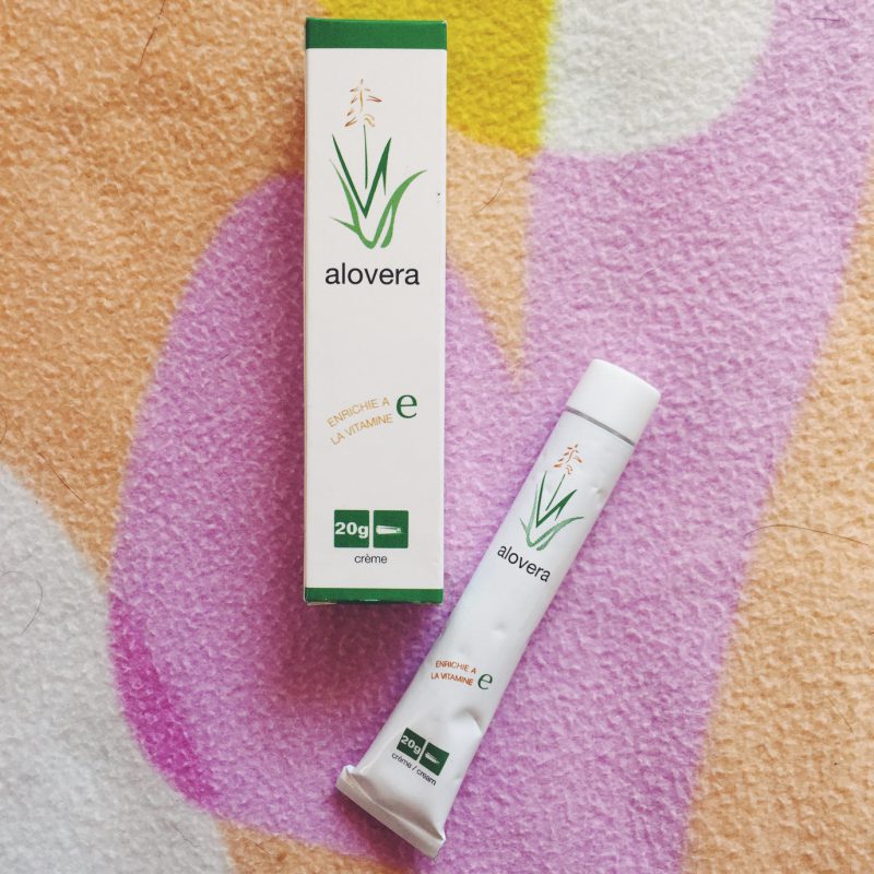 Crème Alovera et routine&nbsp;actuelle
