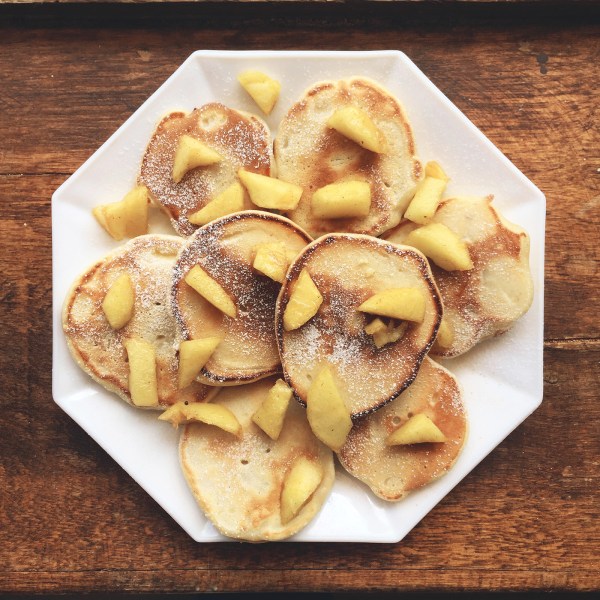 Pancakes fourrés aux pommes