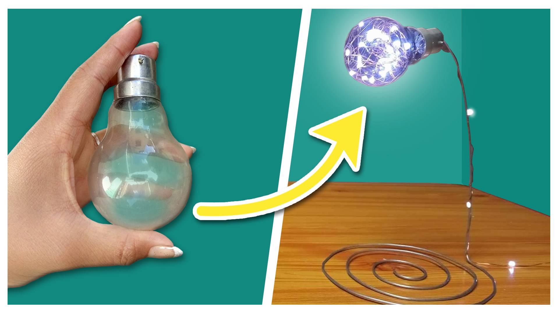 Recyclage d'une ampoule - Bonia