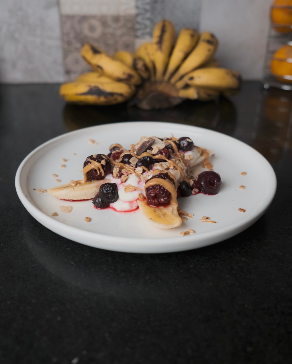 Healthy &laquo;&nbsp;banana split&nbsp;&raquo;
