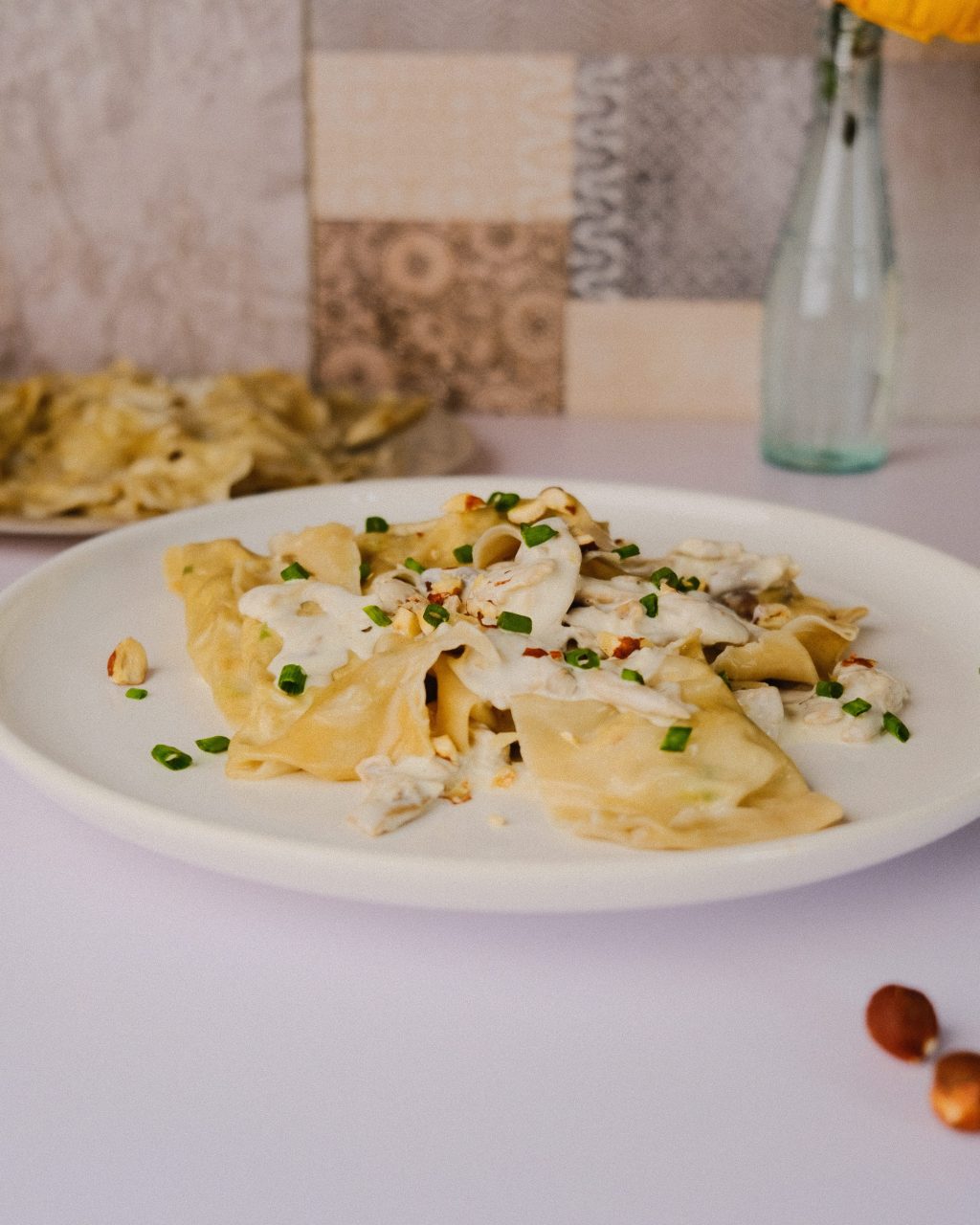 Ravioles aux champignons et ricotta